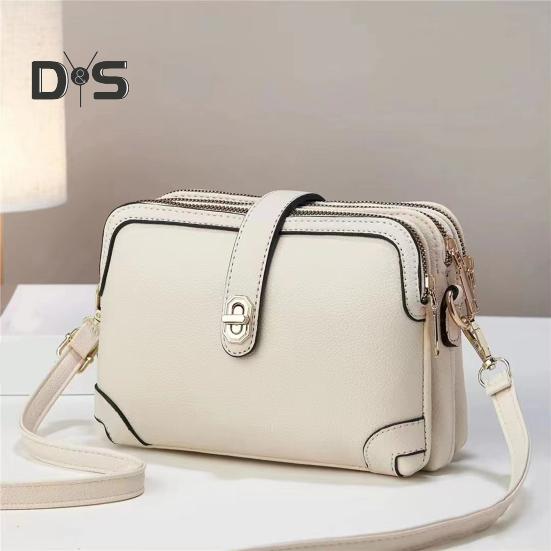 Dámská kabelka přes rameno s odnímatelným nastavitelným ramenním popruhem, více kapes, crossbody taška nebo peněženka na telefon, kosmetická kabelka z umělé kůže na cesty