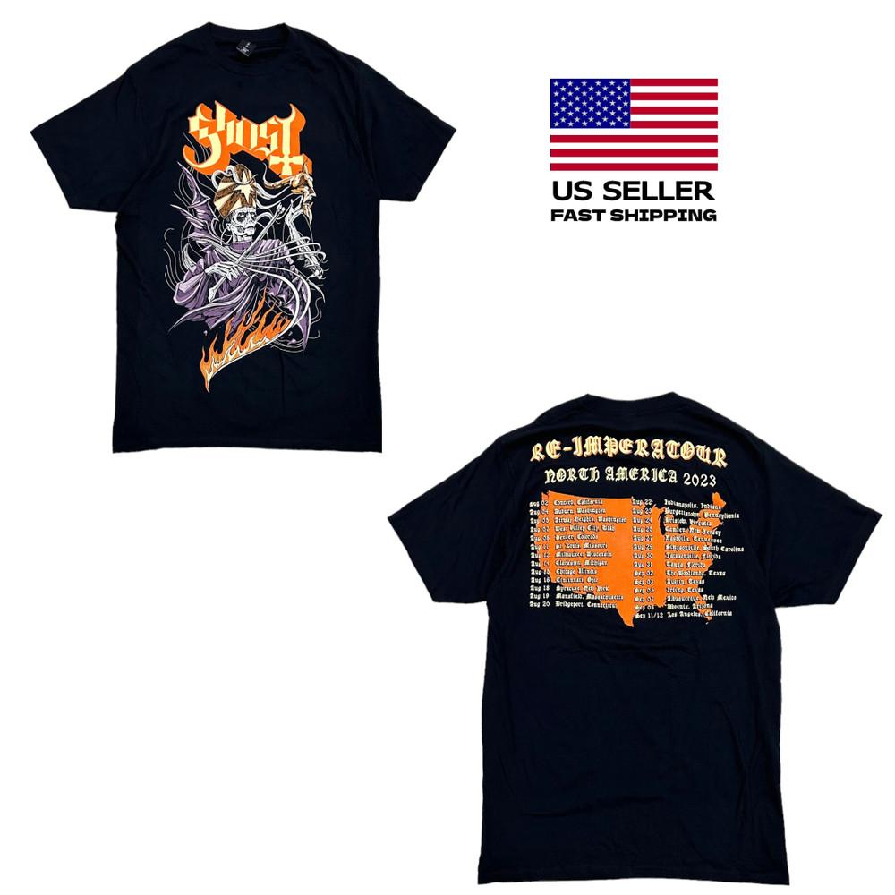 

Ghost Music Band Men s Re-Imperatour North America 2023 Concert Tour Tee Unisex T-Shirt XXXXL
