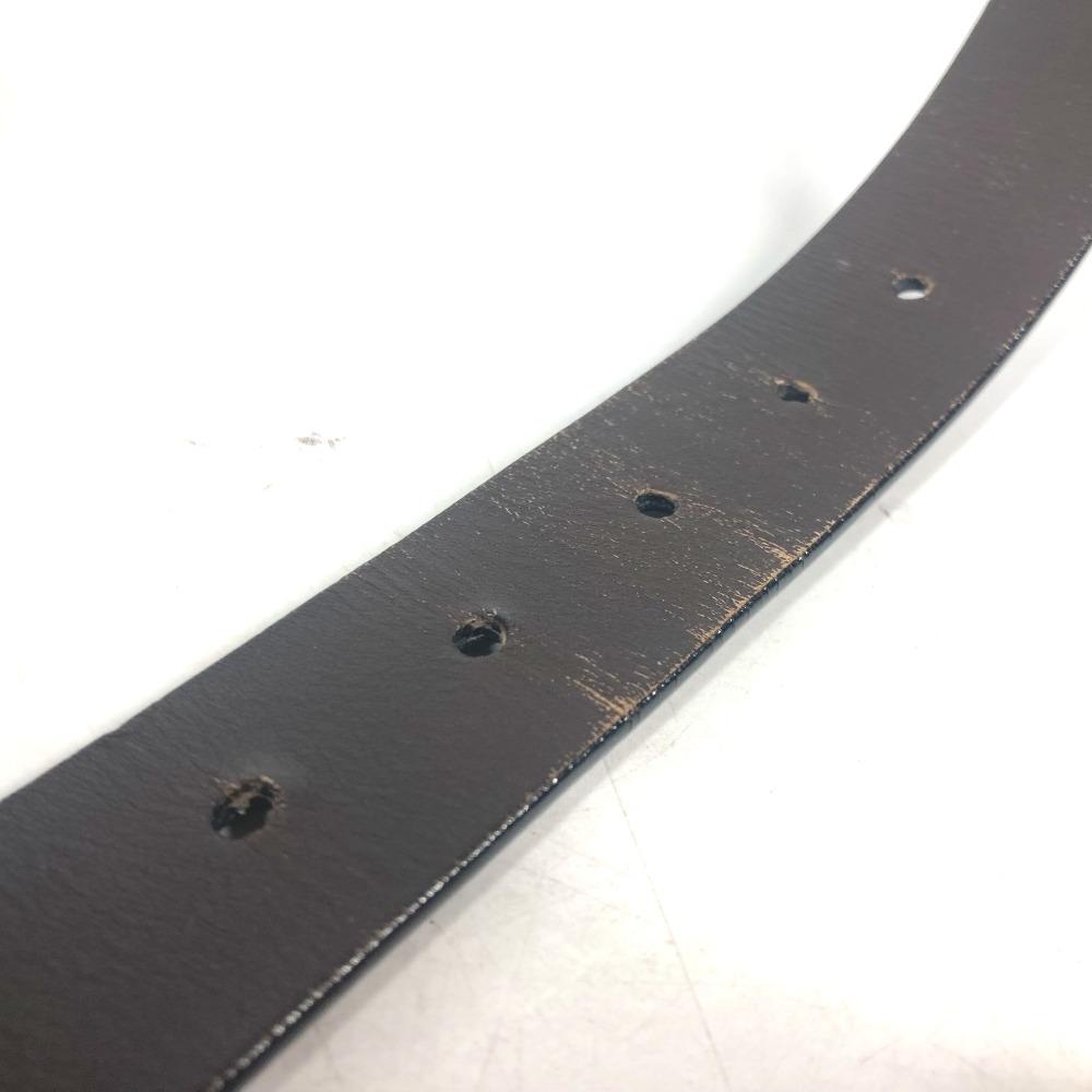 Louis Vuitton M6886V Taiga Ceinture LV CUT Accessories LV logo buckle belt