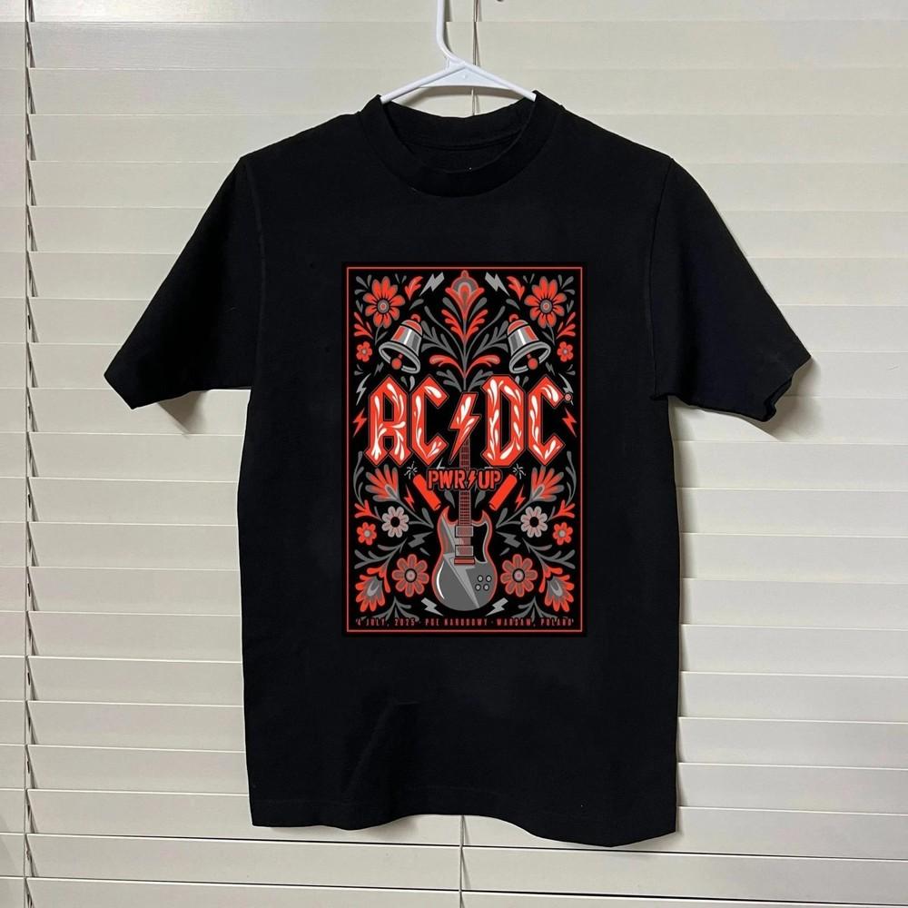 ACDC PWR Up Warsaw Poland 2025 Concert T-shirt Unisex T-Shirt L