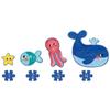 Puzzle xxl - océan - goula - 4 éléments - 60 x 52 cm - pour bébé de 24 mois à 2 ans