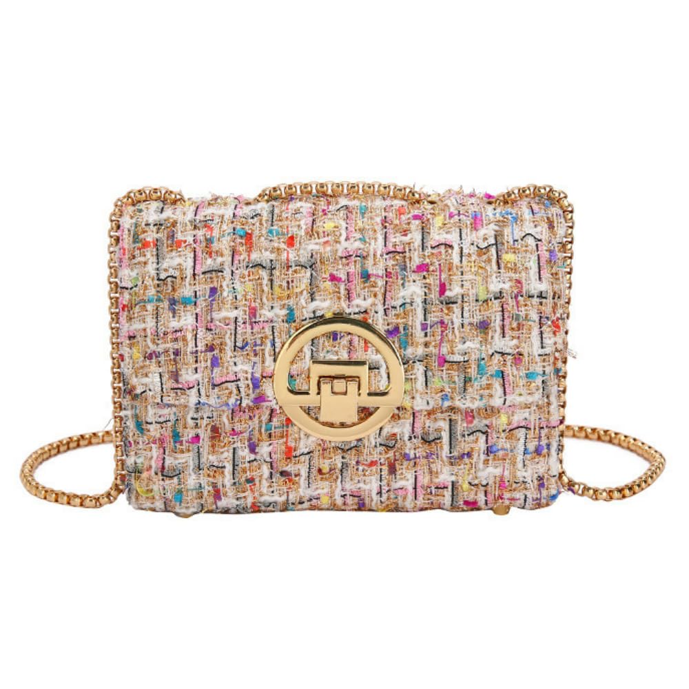 [ideastore] Маленькая, Милая, Миниатюрная, Компактная Сумка на Плечо с Цепочкой, Разноцветная