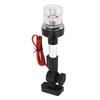 Anchor Light IP67 Waterproof White Light LED 3NM Visibility All Round Fold Down Boat Stern Light for Pontoons Flat