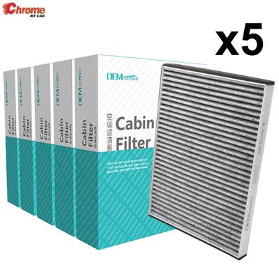 5x Car Pollen Cabin Air Filter 25689297 25654414 For Buick LeSabre Cadillac DTS DeVille Oldsmobile Aurora Pontiac Bonneville