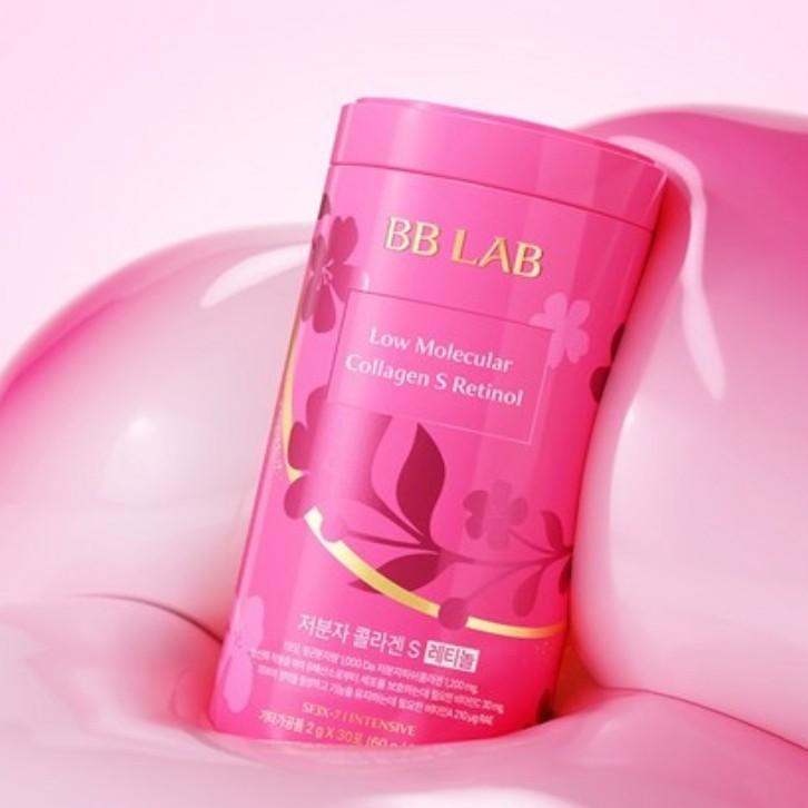 [BB Lab] Glutathione W/Biotin V/Pantothenic Acid T/Low Molecular S Collagen Retinol, 4 Types (1Unit-30 Sticks), Korean health food