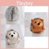 Cute Hedgehog Plush Keychain Mini Animal Figure Soft Pp Cotton Filling