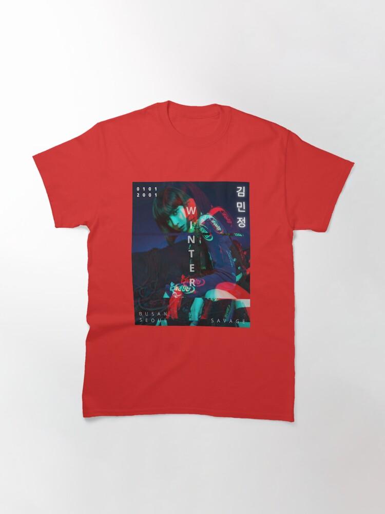 aespa Winter SAVAGE Glitch Version Classic T-Shirt