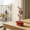 Decorative Tree Shape Jewelry Rack Plastic Jewelry Display Stand  for Living Room