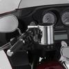 ChromeFinished Motorcycle Cup Holder | Metal, Handlebar Holder, for Motorcycles