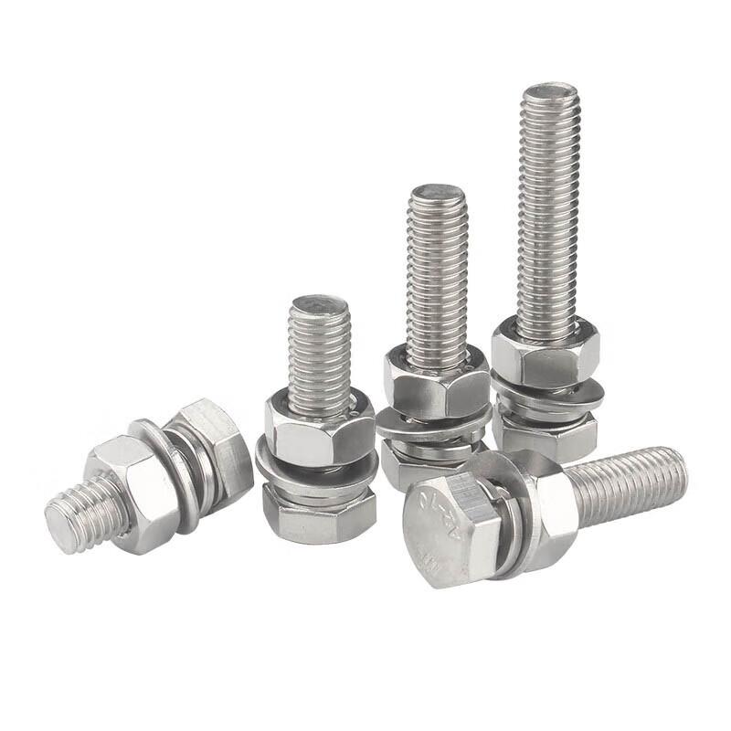 Lijiu Hong Hex Head Bolt, Nut, Flat & Spring Washer Set
