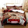 Baki Hanma Bedding Set Printed Bed Set With Pillowcase Bed Duvet Cover Soft Single Double Queen Super King Size Bedroom