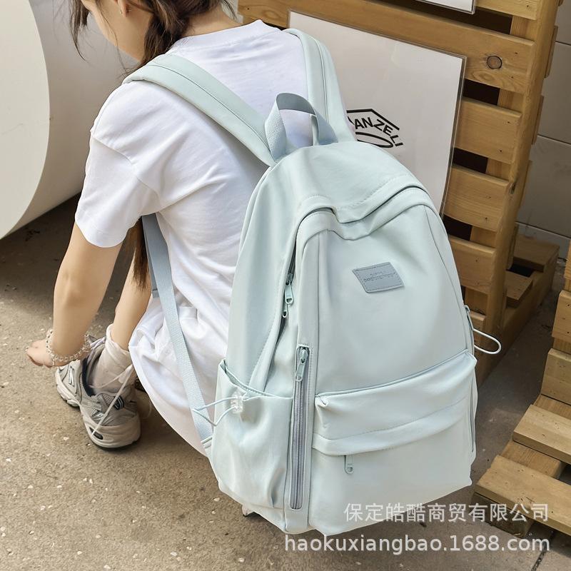 Schoolbag Casual Large Capacity Nylon Backpack 1011 New Lightweight Versatile Women's Backpack Travel Bag