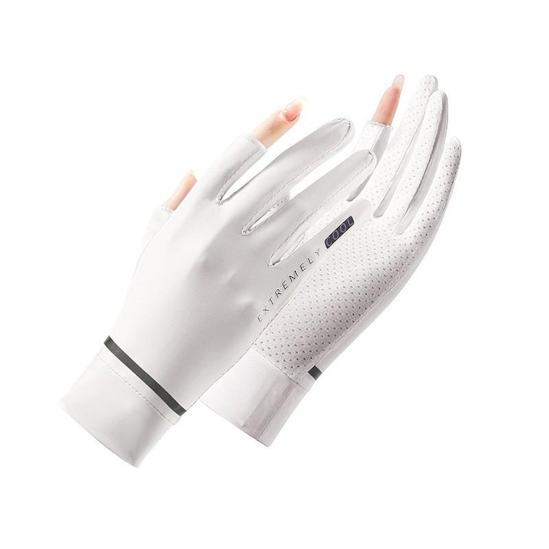 Womens Lightweight Breathable UV Protection Gloves Cycling Driving Outdoor Sports Touchscreen Compatible