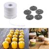 Oil Lamps Environmental Spool Cotton Wick Candlestick Sustainer Tabs Wax Candle Core Square Braid