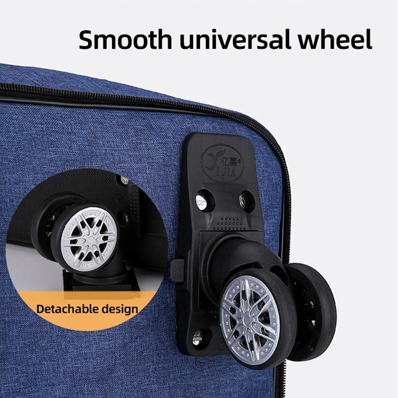 Universal Wheel Luggage Bag Can Carry a Travel Bag with Large capacity and Double-layer Expansion Storage Folding Hand Luggage Bag