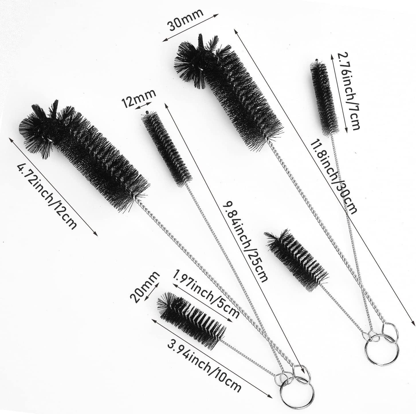 

Multi-Functional Cleaning Brush Set: Bristle Brush, Bottle Brush, Cup Brush, Straw Brush 30/25/10 CM