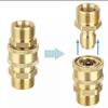 High Pressure Water Gun Quick Connect Fitting Brass Connector For Car Wash And Pressure Washer