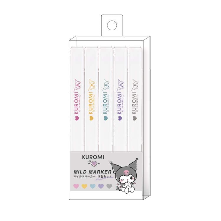 

Набор мягких маркеров Kuromi (5 цветов)