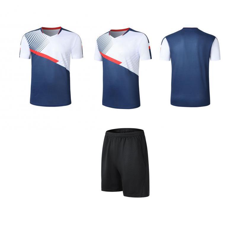 Quick-Dry Breathable Badminton & Tennis Team Uniform Set for Men & Women