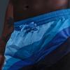 Nike Comfortable Stylish Aesthetic Simple Swim Trunks Men swimwear Blue Black NESSF512-494