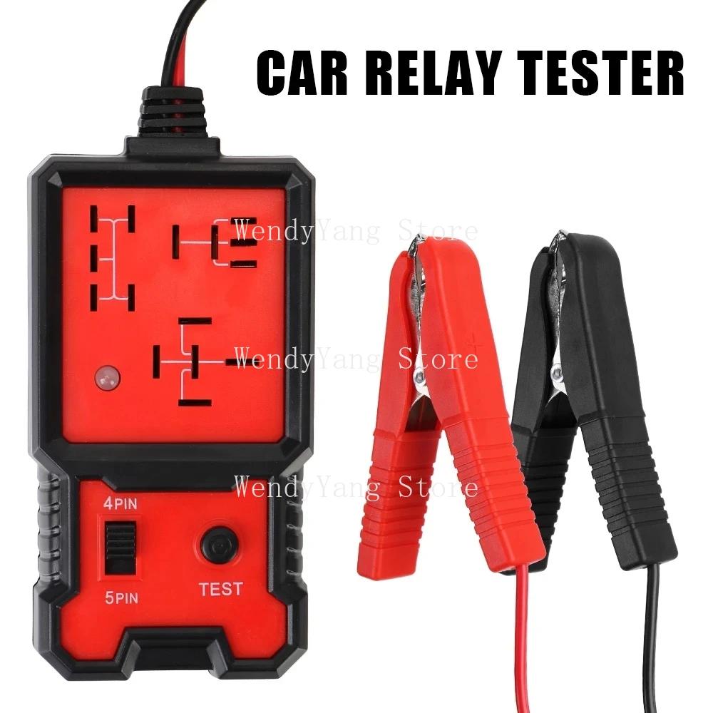 12V Auto Relais Tester Batterieprüfer Automobil Elektronischer Relais Tester LED Kontrollleuchte Spannungsprüfer Universal