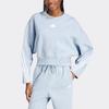 New Adidas Sweatshirt Women's Light Blue IL3056