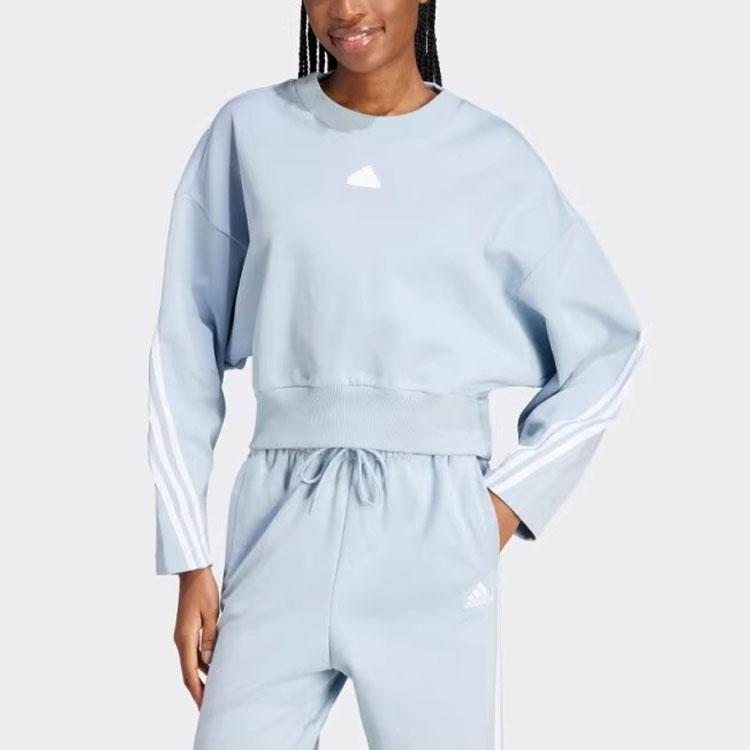 New Adidas Sweatshirt Women's Light Blue IL3056