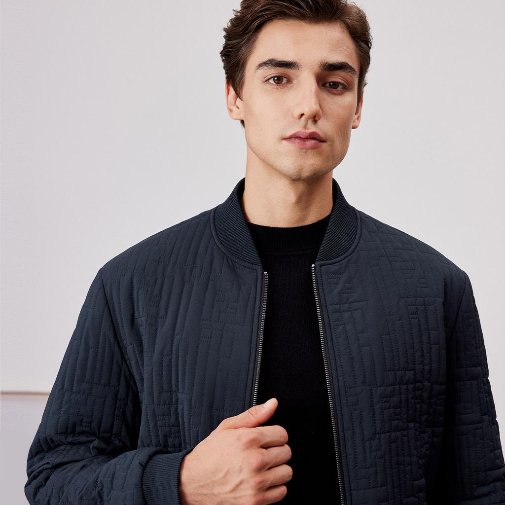[Clearance and Leak Detection] [Warm Cotton Jacket Outdoor Leisure] Autumn and Winter Business Leisure Baseball Collar Cotton Jacket for Men