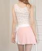 Sweat Sweet Wrap Hip Cover Skirt - Pink/Black