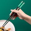 5Pairs Reusable Five-Color Dining Chopsticks Sushi Food Multi Color Chop Sticks Household Tableware Utensils