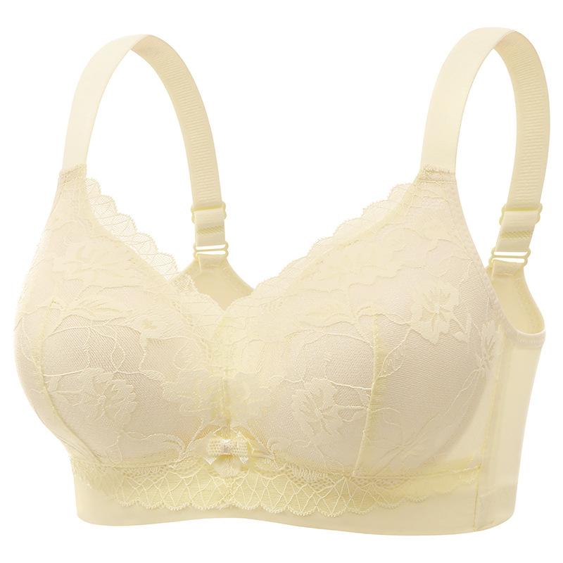 New lace anti-light large-size underwear women's thin sexy anti-sagging breast adjustment bra cover