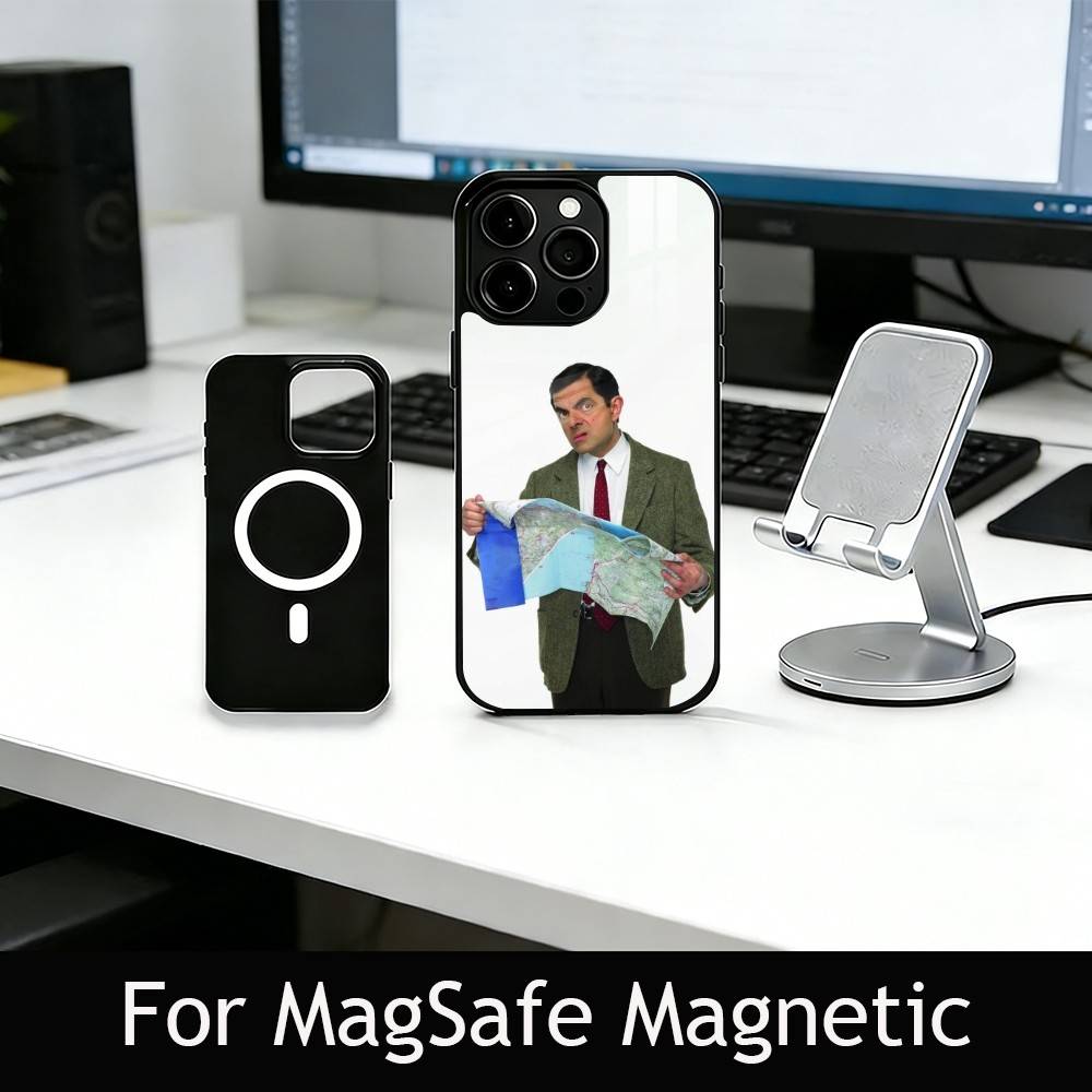 

Mr_B-Bean Phone Case For iPhone17,16,15,14,13,12,11 Plus,Pro Magnetic with Magsafe Wireless Charging iPhone16PROMAX