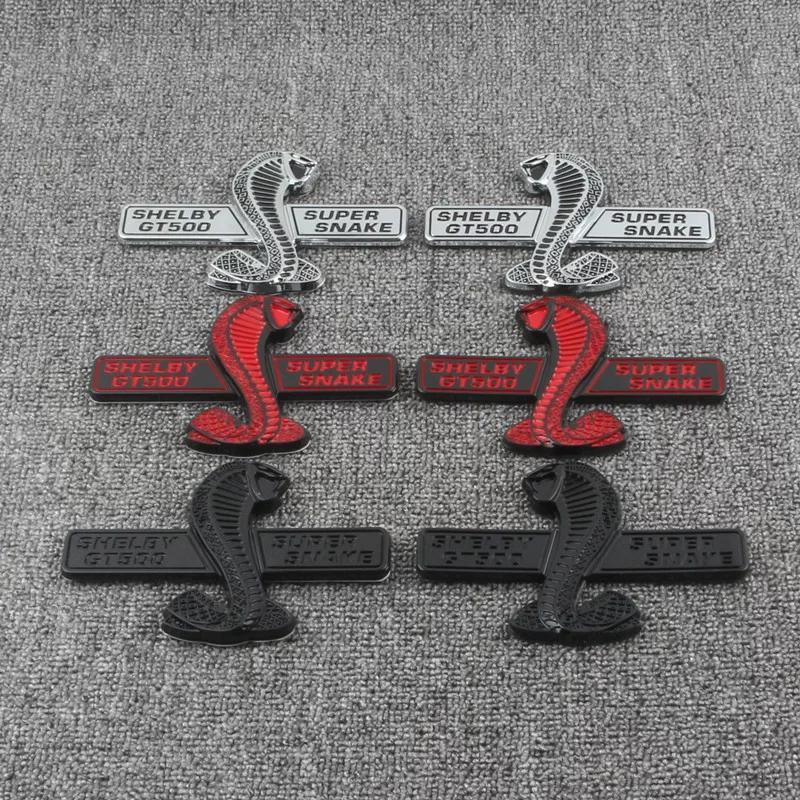 Suitable for GT500 Cobra China Net logo modification Viper car sticker, fender side label and rear tail label