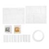 213pcs Reusable Pendant Casting Mould Elastic Resin Silicone Mould  For Beginners