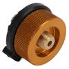 2Pcs Outdoor Camping Furnace Stove Adapter Gas Tank Converter with Self Closing Function