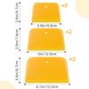 6-Pack Body Filler Spreaders,4/5/6 Inch Plastic Spreader Tool,Reble Auto Body Repair Kit for Automotive Body Fillers Putties Glazes & Caulks