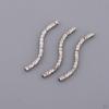 20 Pieces Style Alloy Tube Noodle Beads 1.3mm DIY Jewelry Twisted Spacer Loose for