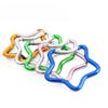 Star Shaped Aluminum Carabiner Key Chain Clip Outdoor Keyring Hook Water Bottle Backpack Hanging Buckle Climbing Accessories