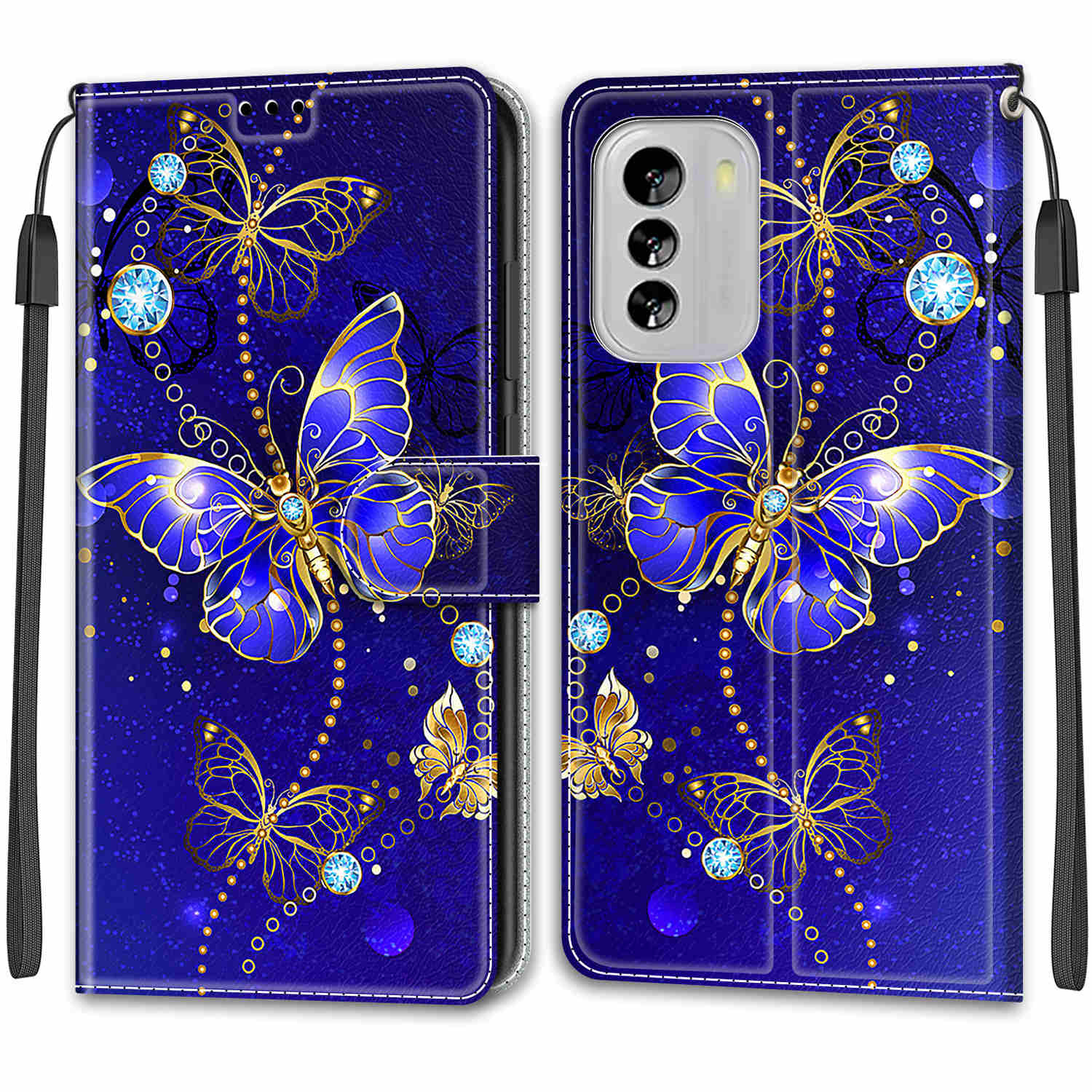 

Розкішний розписний шкіряний чохол для Nokia G60/G21/G11/G20/G10/C12/C22/C32/G42 Wallet Book Style Protective Cover для Nokia 6.3/Nokia C01 Plus/Nokia G310 Nokia C01 Plus