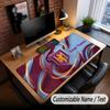 Large Mouse Pad Aston Villa Print Custom Name Text Desk Mat for Office Gaming