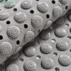 Non-Slip Silicone Bathroom Mat - Foot Massage Shower Mat, Water-Resistant Bathtub Floor Mat for Safety & Comfort
