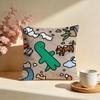 Popular JJOGUMANFC Cushion Cover Stylish Washable Pillow Cover Ideal for Couch Bedroom Car Decoration