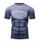 3D Printed T-Shirt Men's Compression Shirt Long Sleeve Top High Elastic Fitness T-Shirt Cosplay Clothing