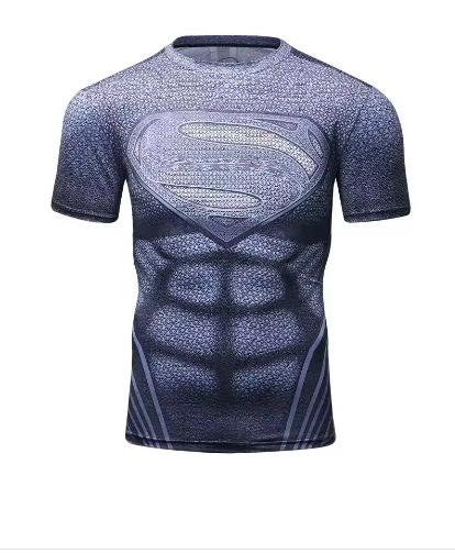 3D Printed T-Shirt Men's Compression Shirt Long Sleeve Top High Elastic Fitness T-Shirt Cosplay Clothing
