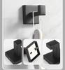 Bathroom Towel Bar Set Black 5-Pieces Bathroom Hardware Set 304 Stainless Steel