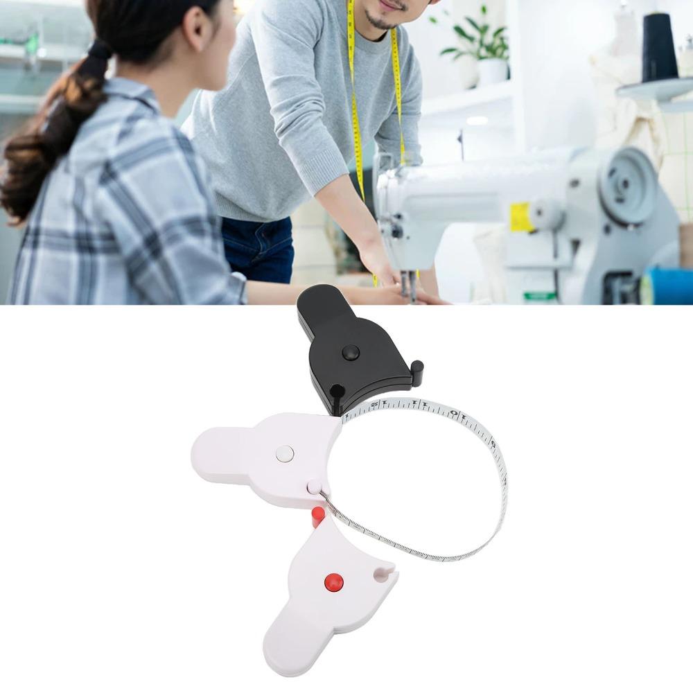 3Pcs Ergonomic Design Body Measuring Tape Automatic Telescopic Tape Measure Home Fitness Use