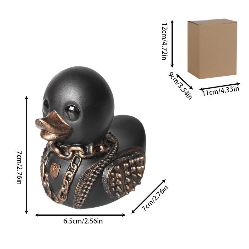 Satan Duck Punk Duck Death Rock Duck Valentina Lady Duck Gothic Girl Statue