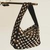 Ladies' Fashionable Niche Design Toast Bag Armpit Bag New Rivet Large Capacity Commuting Shoulder Armpit Bag