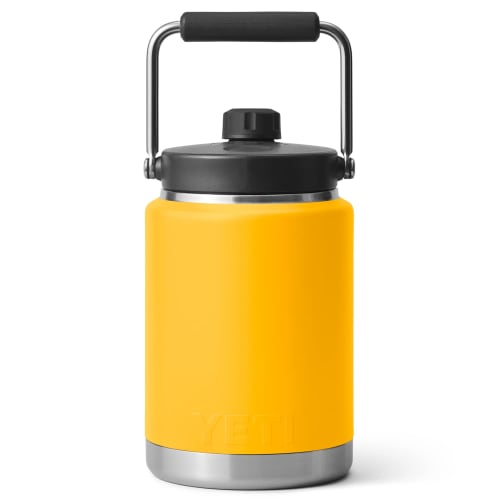 YETI Rambler Half Gallon Jug, Vacuum Insulated, Stainless Steel, with MagCap, Alpine Yellow