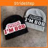 Color Trendy Solid Letter Pattern Teens Warm Casual Knitted Hat Seasons Cold
